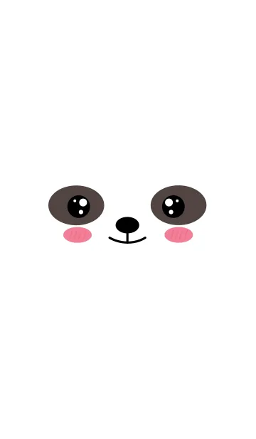 [LINE着せ替え] Face Panda Theme (jp)の画像1