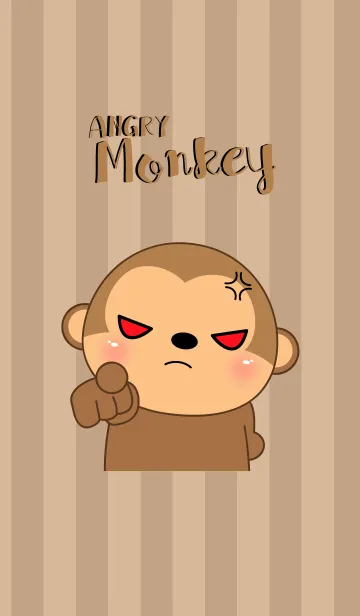 [LINE着せ替え] Angry Monkey Icon Theme (jp)の画像1
