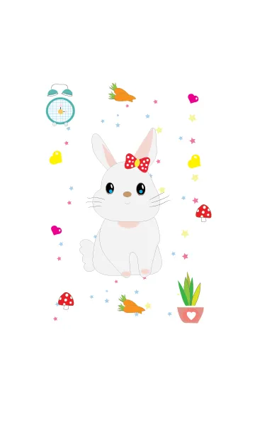 [LINE着せ替え] I'm a little rabbit vt2の画像1