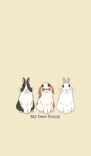 [LINE着せ替え] My Dear Bunnyの画像1
