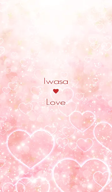 [LINE着せ替え] いわさ Love♥Heartの画像1