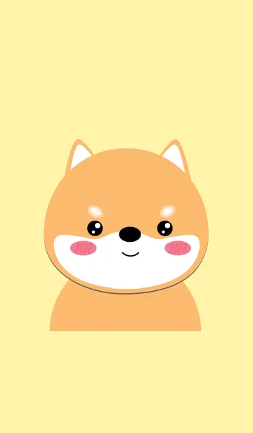 [LINE着せ替え] Simple Shiba Inu Theme Ver.2 (jp)の画像1