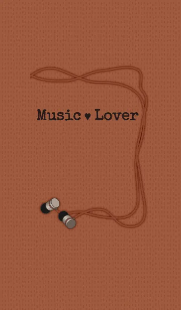 [LINE着せ替え] musiclover + ベージュ/茶の画像1