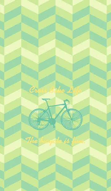 [LINE着せ替え] Cross Bike Life (green)の画像1