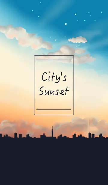 [LINE着せ替え] City's Sunsetの画像1