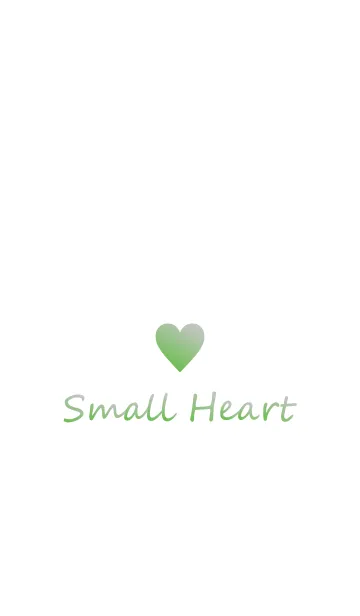 [LINE着せ替え] Small Heart *Green+Gray*の画像1