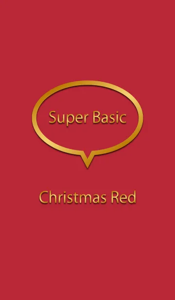 [LINE着せ替え] Super Basic Christmas Redの画像1