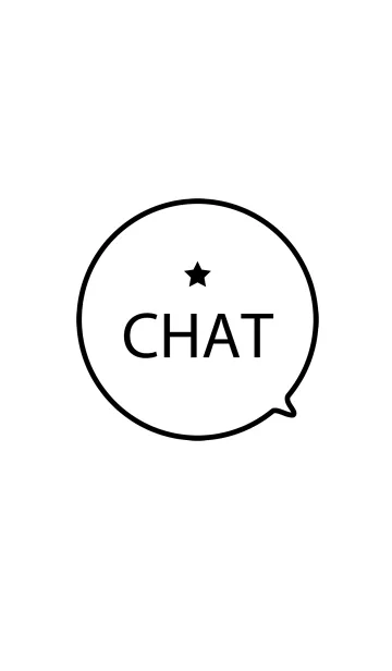 [LINE着せ替え] 星の低いキー - 黒と白の画像1