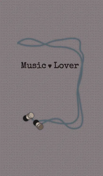 [LINE着せ替え] musiclover + モスグリーンの画像1