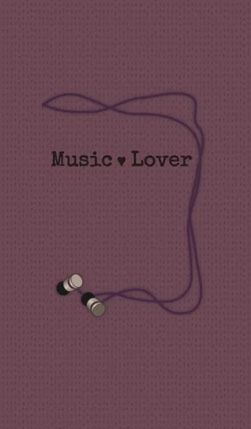[LINE着せ替え] musiclover + 紫の画像1