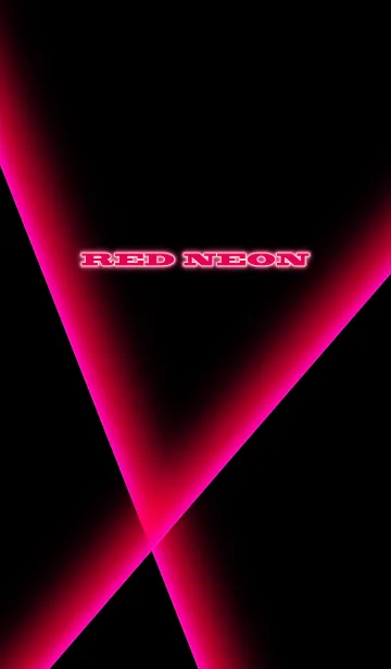 [LINE着せ替え] RED NEONの画像1