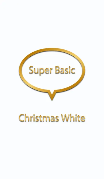 [LINE着せ替え] Super Basic Christmas Whiteの画像1