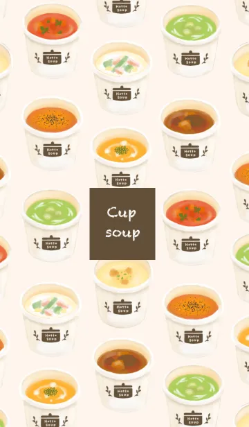 [LINE着せ替え] Cup soupの画像1