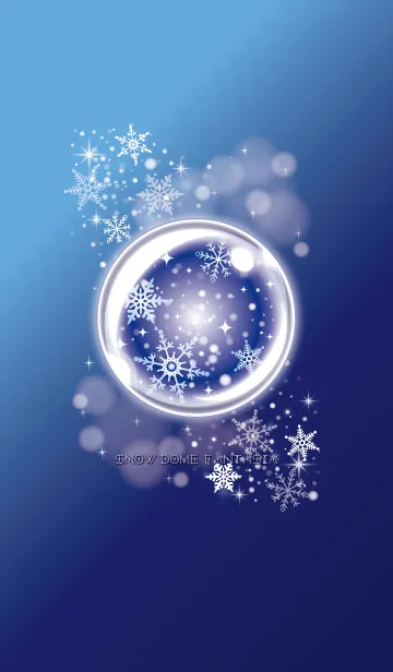 [LINE着せ替え] Snow Dome Fantasia* ＠冬特集の画像1
