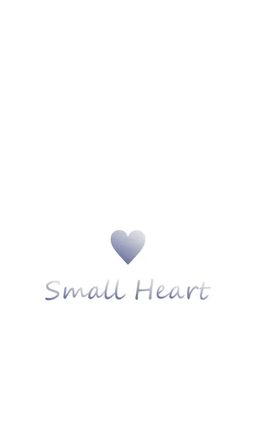 [LINE着せ替え] Small Heart Gradation *Navy+Gray*の画像1