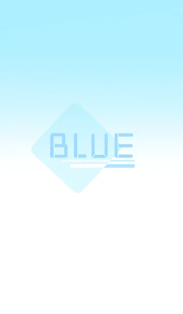 [LINE着せ替え] シンプルライフ - 青の画像1