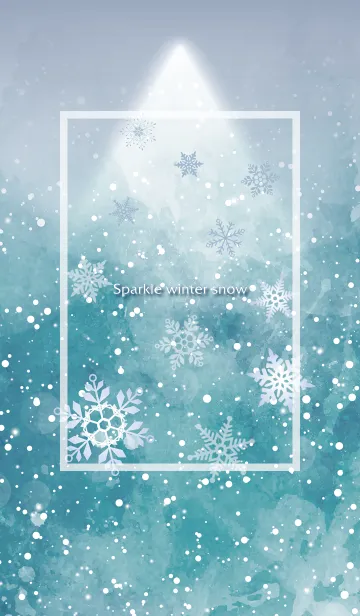 [LINE着せ替え] Sparkle winter snow* ＠冬特集の画像1