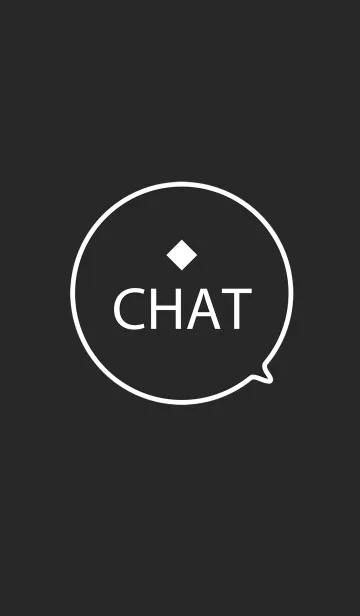 [LINE着せ替え] ダイヤモンドローキー - 黒と白の画像1