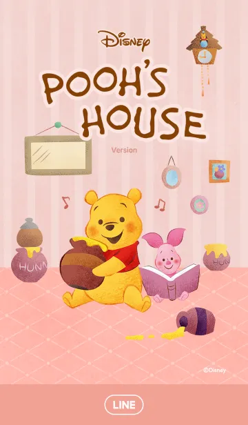 [LINE着せ替え] くまのプーさん（Pooh’s House）の画像1