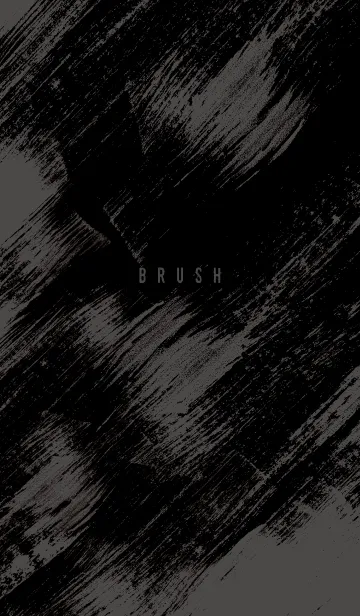 [LINE着せ替え] Brush / BLACKの画像1