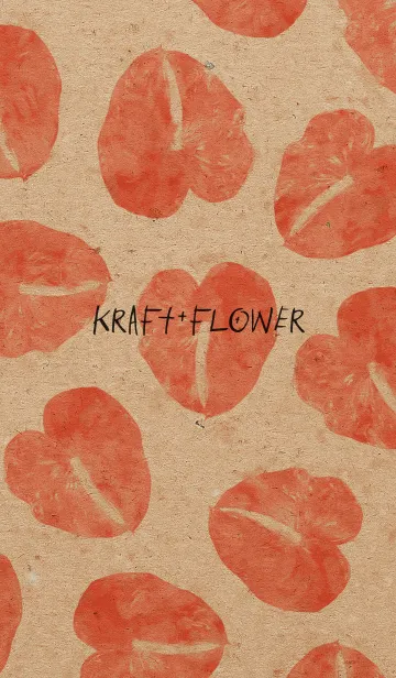 [LINE着せ替え] KRAFT+FLOWER 03の画像1