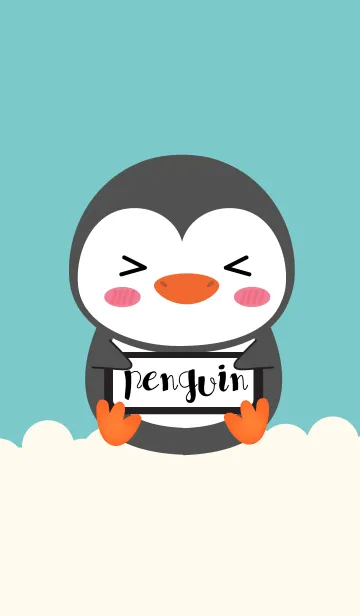 [LINE着せ替え] Love Cute Penguin Theme (jp)の画像1