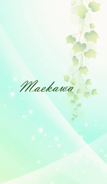 [LINE着せ替え] No.878 まえかわの幸運を呼ぶ名前着せ替えの画像1