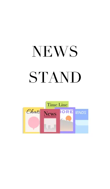 [LINE着せ替え] News Stand 2.0の画像1