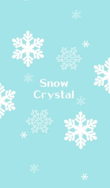 [LINE着せ替え] Snow Crystal ＠冬特集の画像1