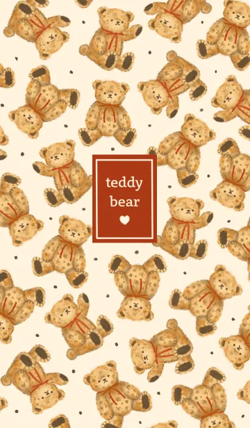 [LINE着せ替え] -Teddy bear-の画像1