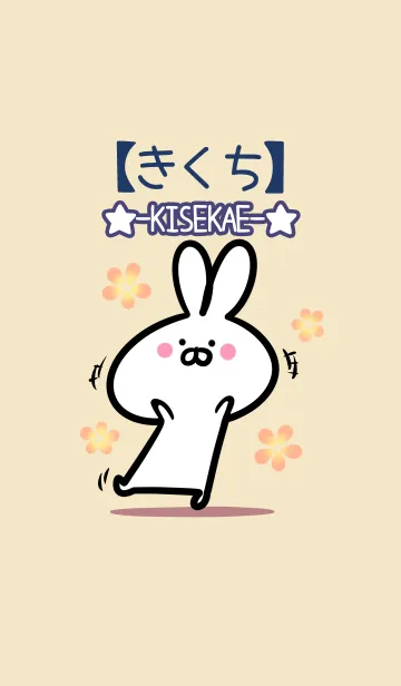 【きくち】の大人かわいいウサギの着せ替えメイン画像