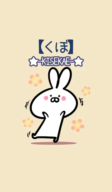 [LINE着せ替え] 【くぼ】の大人かわいいウサギの画像1