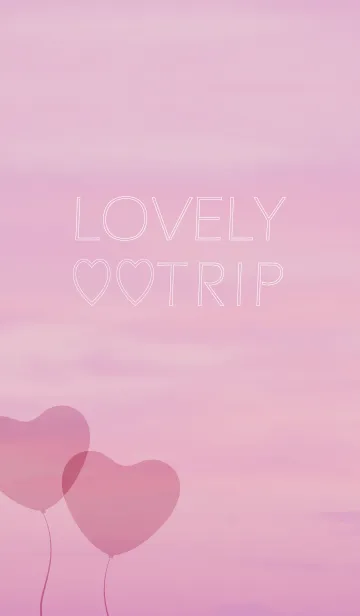 [LINE着せ替え] Lovely tripの画像1