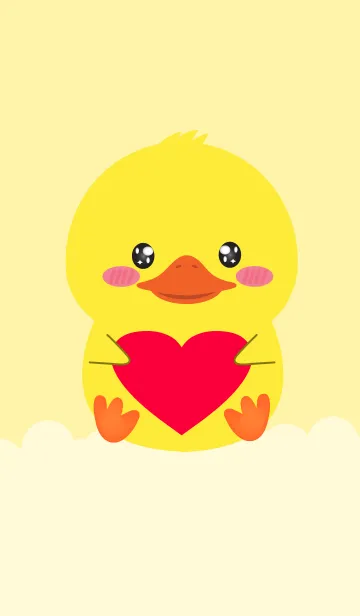 [LINE着せ替え] Simple Fat Duck Theme (jp)の画像1