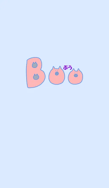 [LINE着せ替え] Boo Japan - Kawaii sora 2の画像1