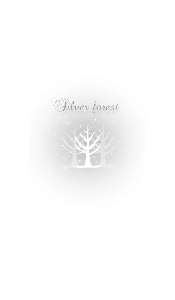 [LINE着せ替え] 銀色の森＠冬特集の画像1