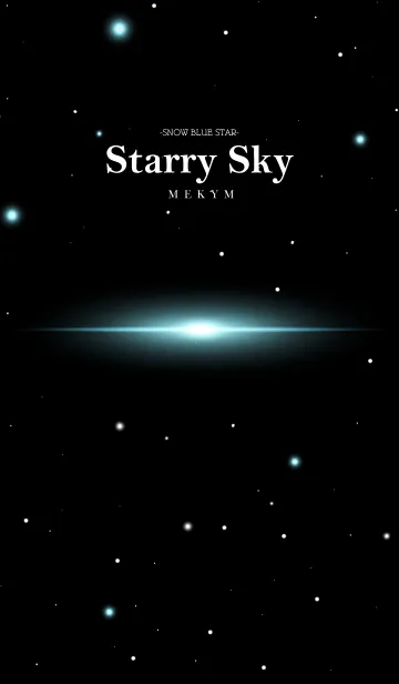 [LINE着せ替え] Starry Sky -SNOW BLUE STAR- ＠冬特集の画像1