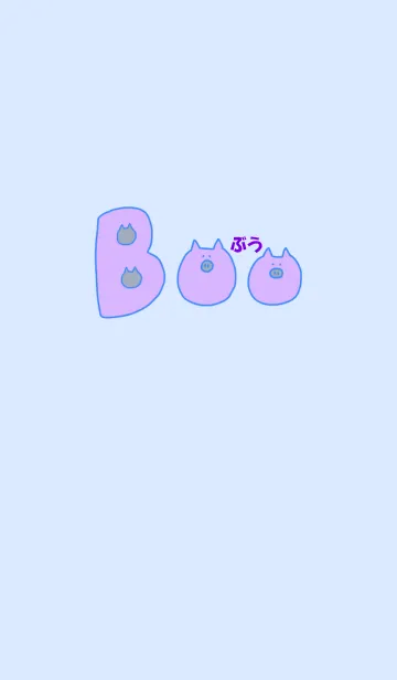 [LINE着せ替え] Boo Japan - Kawaii sora 4の画像1