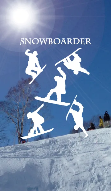[LINE着せ替え] SNOWBOARDERグラトリ＠冬特集の画像1