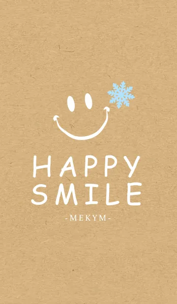 [LINE着せ替え] HAPPY SMILE SNOW KRAFT -MEKYM-＠冬特集の画像1