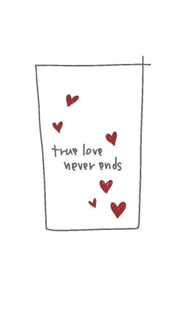 [LINE着せ替え] true love never end 2の画像1