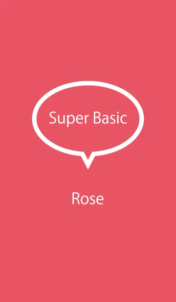 [LINE着せ替え] Super Basic Roseの画像1