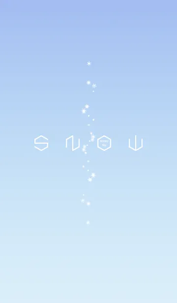 [LINE着せ替え] snowy sky＠冬特集の画像1