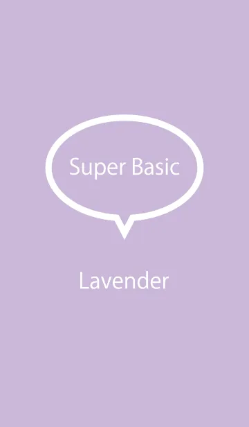 [LINE着せ替え] Super Basic Lavenderの画像1