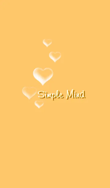[LINE着せ替え] Simple Mind-Orange-の画像1