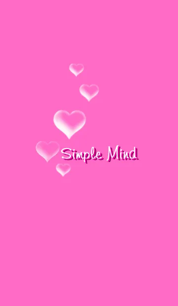 [LINE着せ替え] Simple Mind-Pink-の画像1