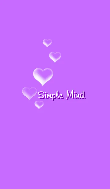 [LINE着せ替え] Simple Mind-Purple-の画像1