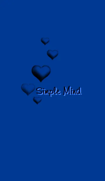[LINE着せ替え] Simple Mind-Blue-の画像1