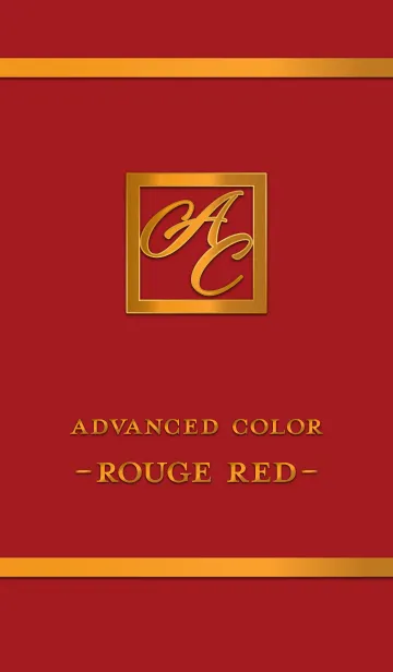 [LINE着せ替え] Advanced Color -Rouge Red-の画像1