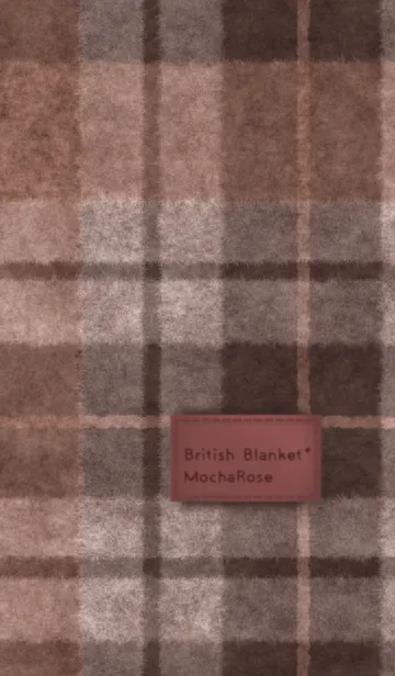 [LINE着せ替え] British Blanket*MochaRose＠冬特集の画像1